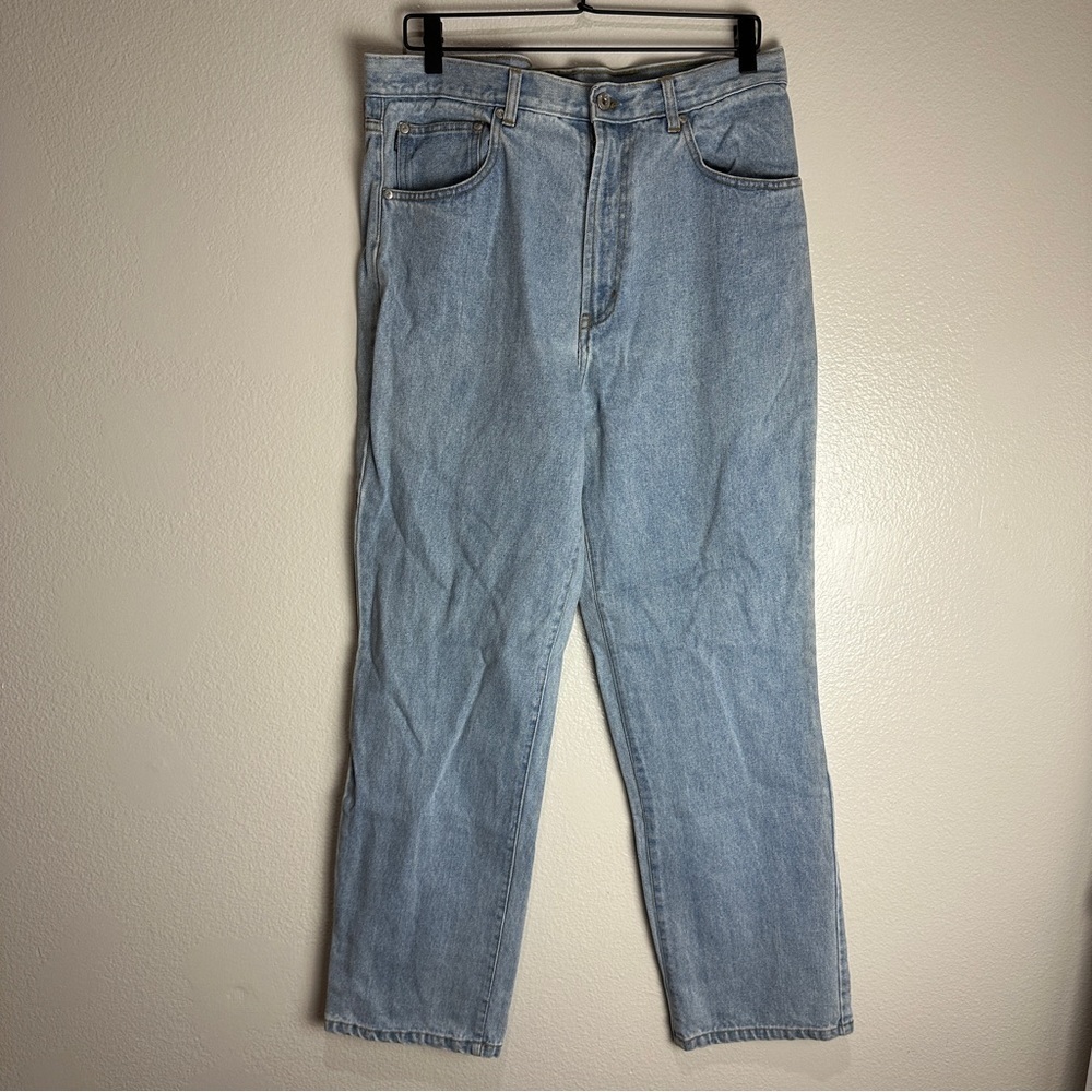 Moschino Denim Jeans Metal Logo Size 36 Vintage